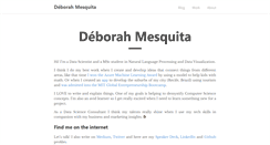 Desktop Screenshot of deborahmesquita.com
