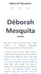Mobile Screenshot of deborahmesquita.com